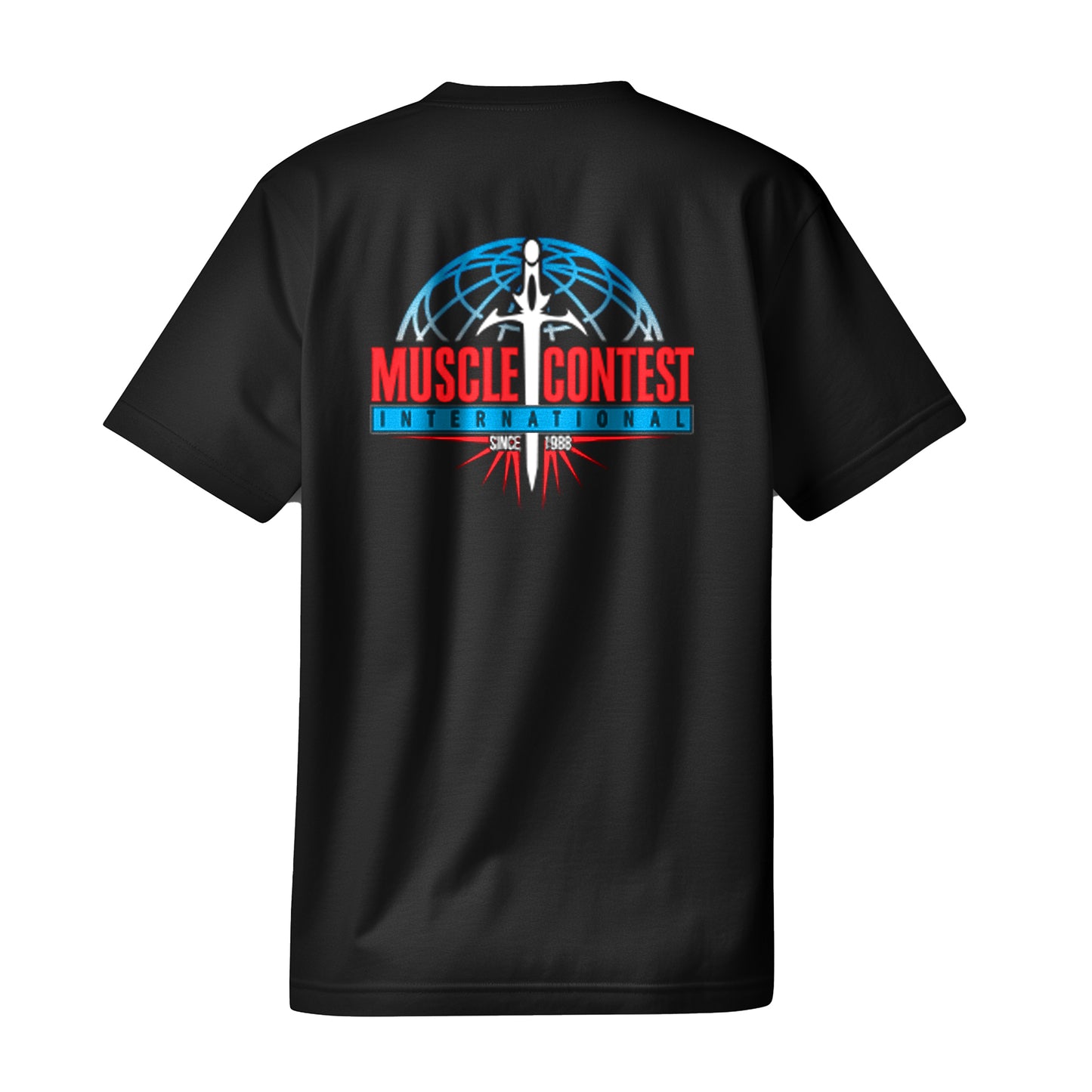 Muscle Contest MC Logo Black Oversized Tee