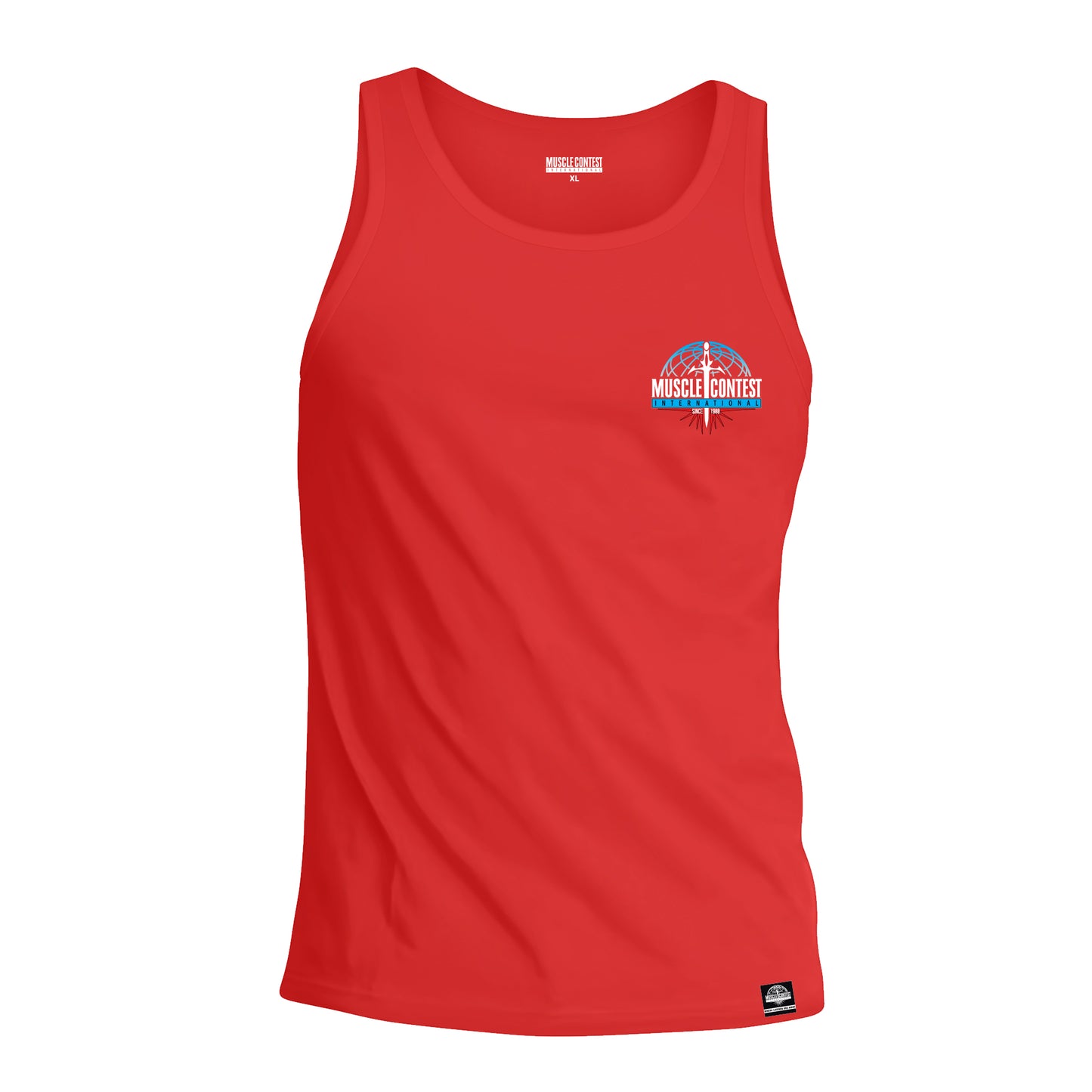 Muscle Contest Red Muscle Tank Top